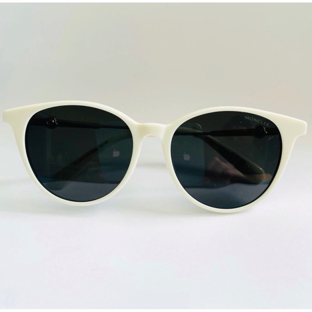 Moncler White Sunglasses with Logo (NWOT)